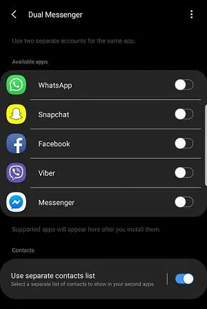 Wa what web for dual messenger How to