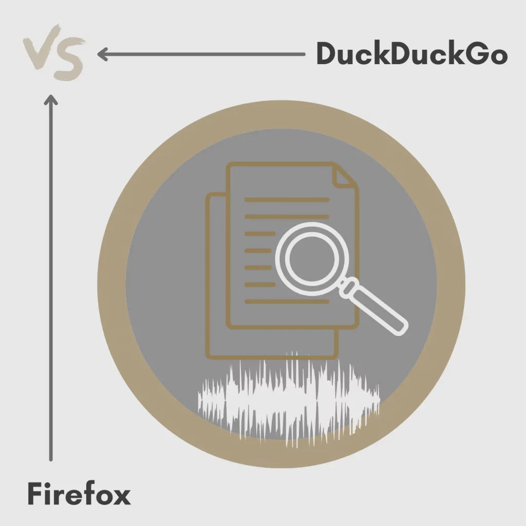 DuckDuckGo vs Firefox